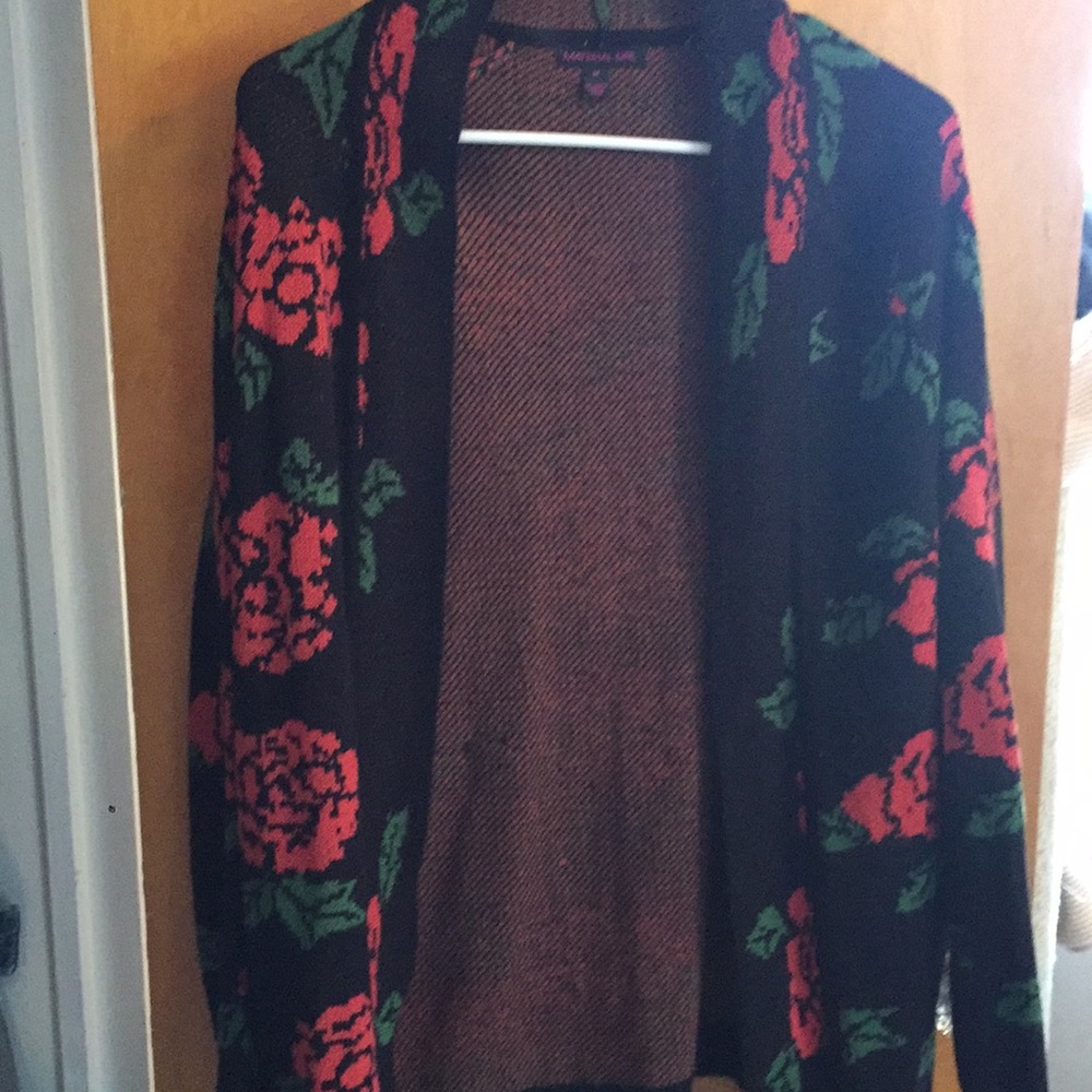 Material Girl Flower Cardigan